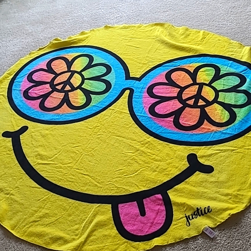 Justice Round Beach Towel-EUC I